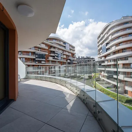 Rentplanet - Wislane Tarasy Appartamento Cracovia